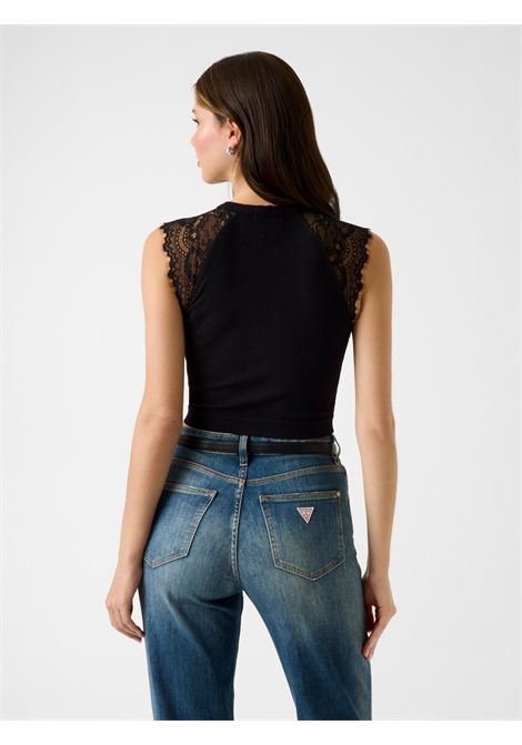 Top in pizzo GUESS | Top | W6GZ01 Z0606JBLK