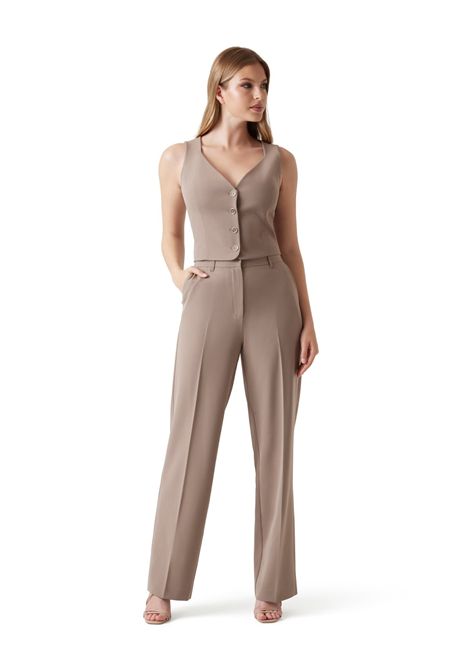 Pantaloni wide leg GUESS | Pantalone | W6RB02 WH9Y2G1EC