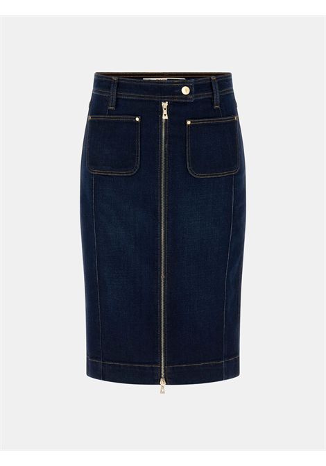 Gonna longuette in denim GUESS | Gonne | W6RD0U D6881BLJO