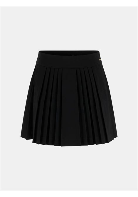 Gonna mini a pieghe GUESS | Gonne | W6RD13 WH9Y2JBLK