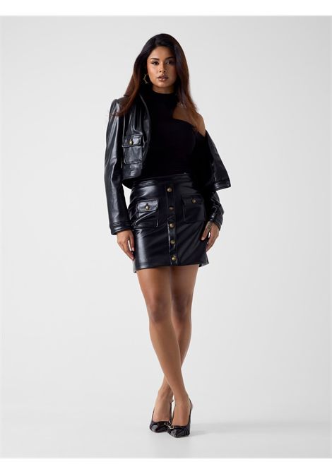 Minigonna in similpelle GUESS | Gonne | W6RD53 WJ620JBLK