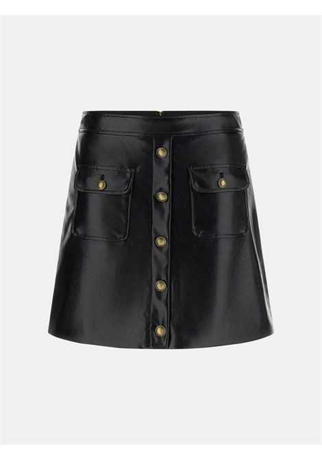Minigonna in similpelle GUESS | Gonne | W6RD53 WJ620JBLK