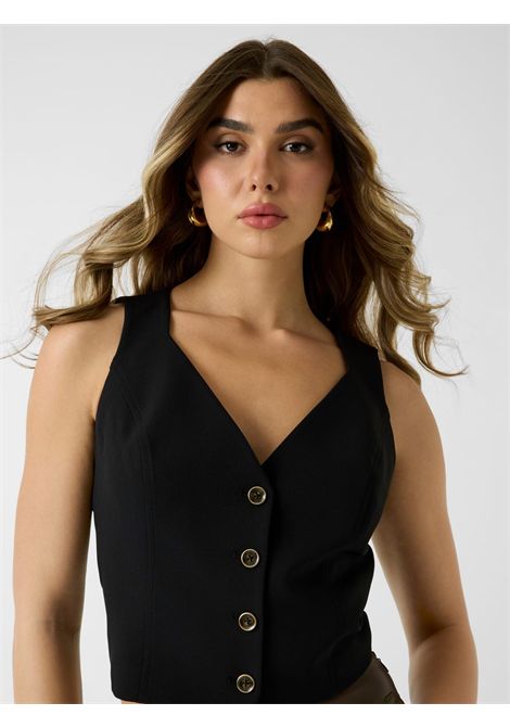 Gilet sartoriale GUESS | Gilet | W6RH52 WH9Y2JBLK