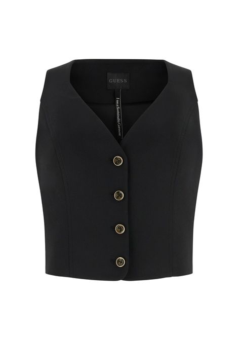Gilet sartoriale GUESS | Gilet | W6RH52 WH9Y2JBLK