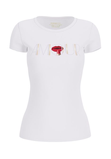 T-shirt slim fit GUESS | T-shirt | W6RI03 KA0Q1G011