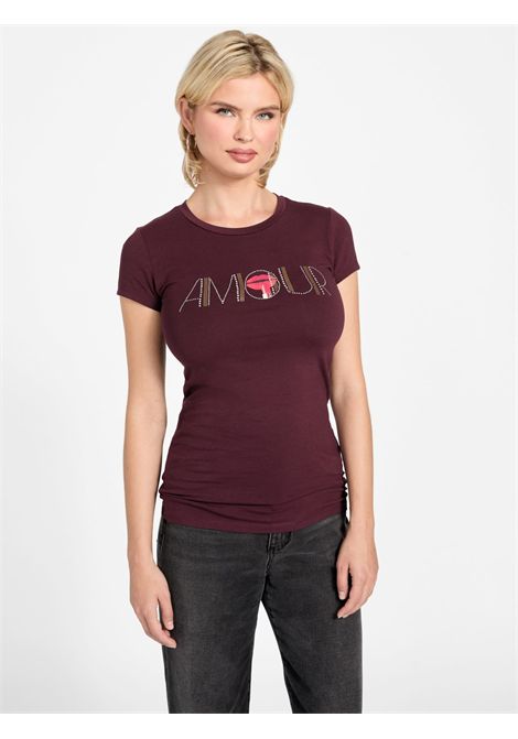 T-shirt slim fit GUESS | Camicie | W6RI03 KA0Q1RGP