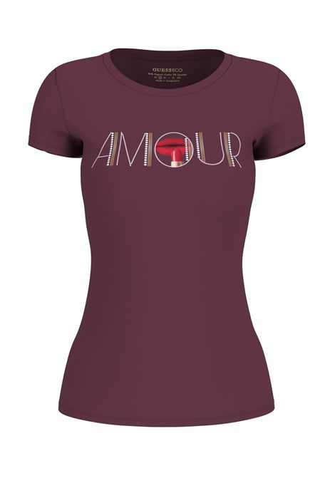 T-shirt slim fit GUESS | Camicie | W6RI03 KA0Q1RGP