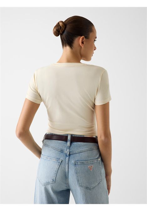 T-shirt con logo triangolare GUESS | T-shirt | W6RI32 J1314G047