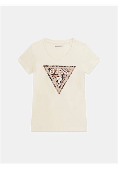 T-shirt con logo triangolare GUESS | T-shirt | W6RI32 J1314G047