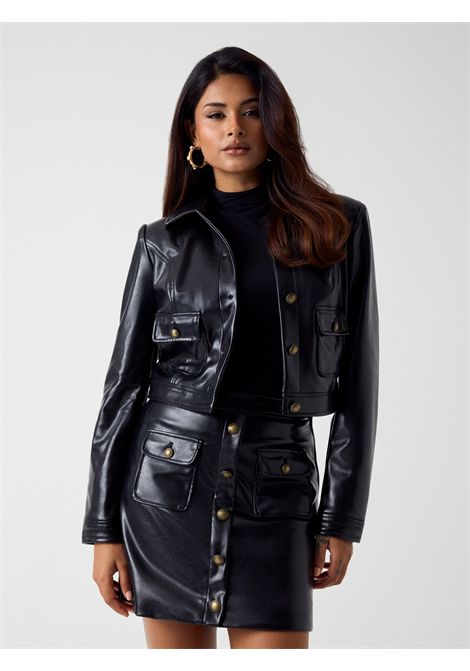 Giacca in ecopelle GUESS | Giubbini | W6RL21 WJ620JBLK