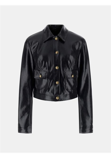 Giacca in ecopelle GUESS | Giubbini | W6RL21 WJ620JBLK