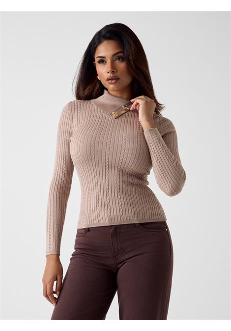 Maglione con scollo asimmetrico GUESS | Maglie | W6RR07 Z2YK2A10L