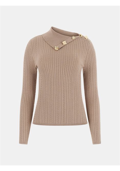 Maglione con scollo asimmetrico GUESS | Maglie | W6RR07 Z2YK2A10L