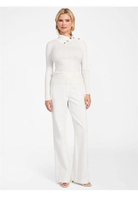 Maglione con scollo asimmetrico GUESS | Maglie | W6RR07 Z2YK2G106