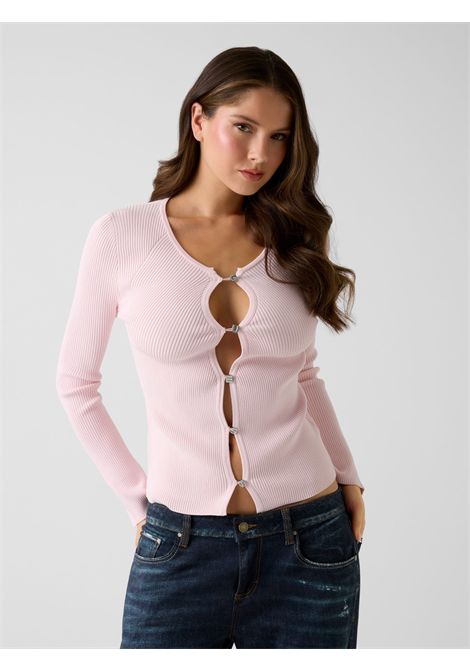 Cardigan con bottoni gioiello GUESS | Maglie | W6RR35 Z0132A627