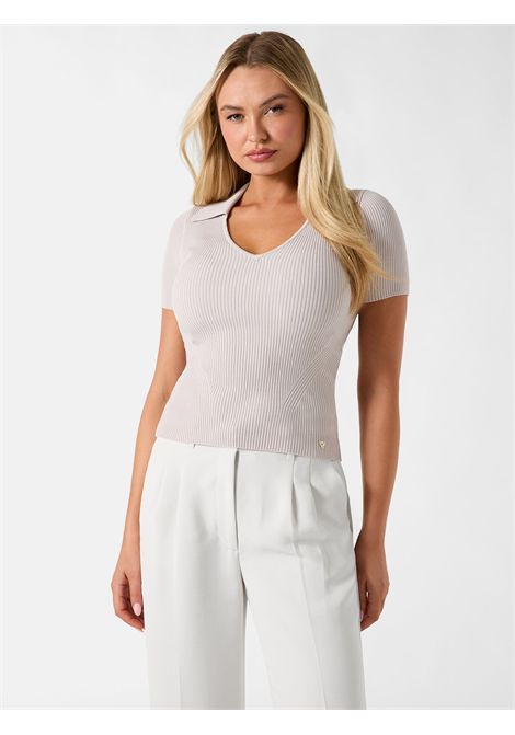maglia a costine GUESS | Maglie | W6RR62 Z0132G9B8