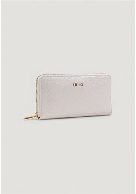 Portafoglio grande monogram LIU JO ACCESSORIES | Portafogli | AA6170E1109X0459 CREAM