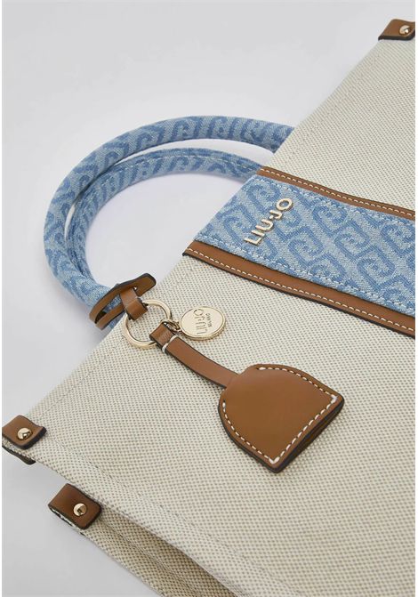  LIU JO ACCESSORIES | Bags | AA6206T388AC3906 NEUTRO/DENIM