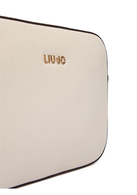 Borsa in ecopelle chiusura con zip LIU JO ACCESSORIES | Borse/Zaini | AA6211E1012X0459 CREAM
