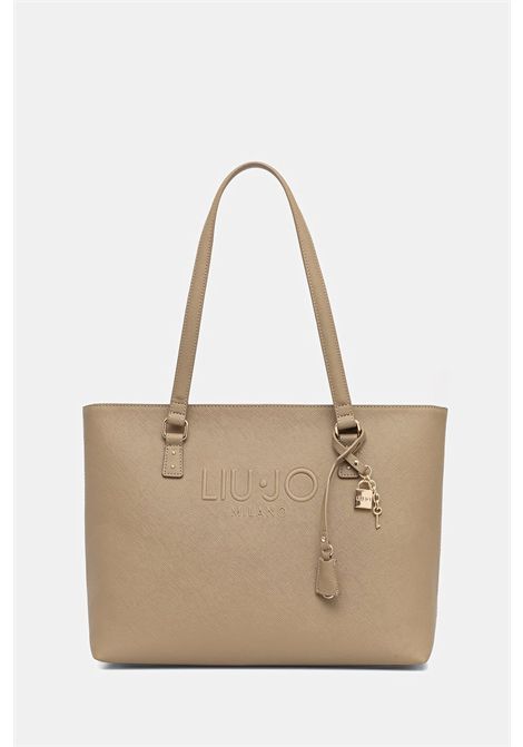 borsa a mano con chiusura LIU JO ACCESSORIES | Borse/Zaini | AA6321ES02901679 MUD