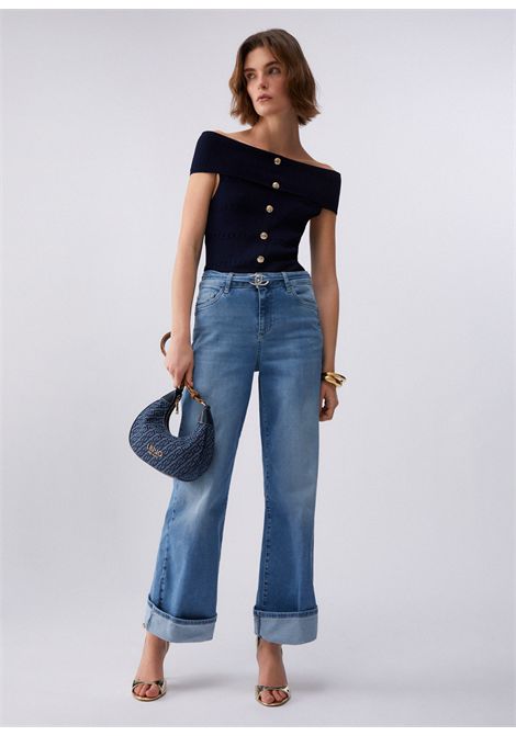 Jeans cropped bottom up LIU JO JEANS | Jeans | UA6161D026478986