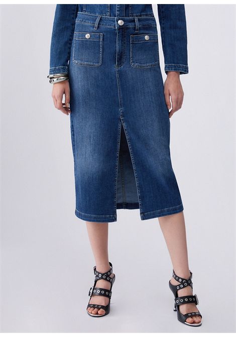 Gonna longuette in denim LIU JO JEANS | UA6259D027578988