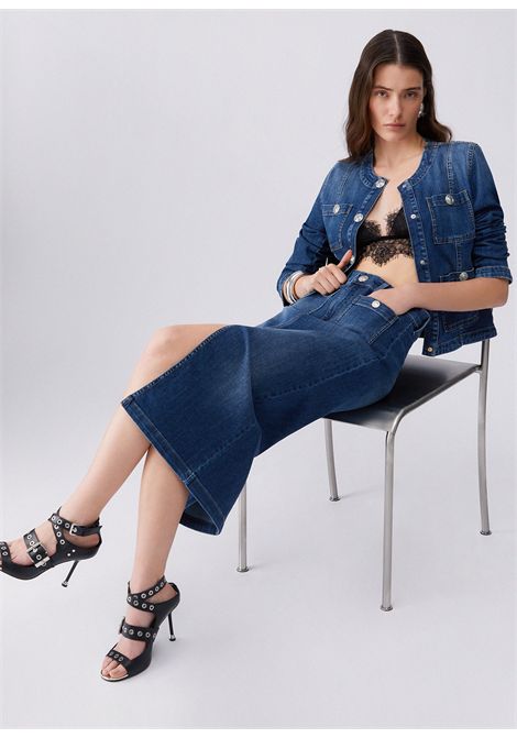 Gonna longuette in denim LIU JO JEANS | Gonne | UA6259D027578988