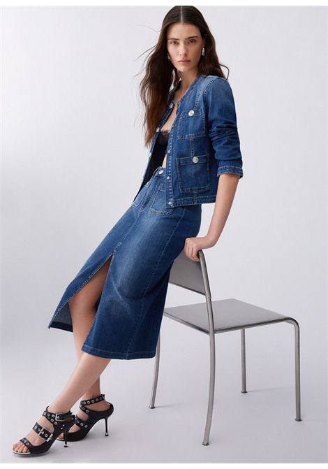 Gonna longuette in denim LIU JO JEANS | Gonne | UA6259D027578988