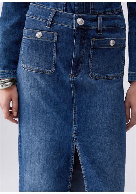 Gonna longuette in denim LIU JO JEANS | Gonne | UA6259D027578988