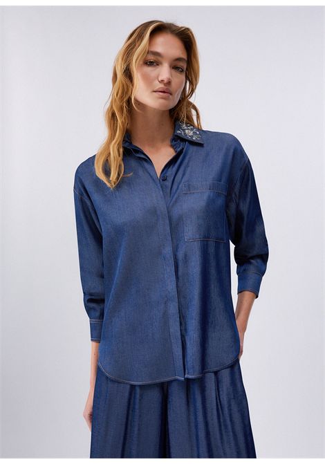 Camicia con colletto removibile LIU JO JEANS | Camicie | UA6274D489477000