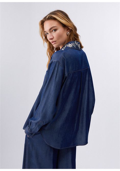 Camicia con colletto removibile LIU JO JEANS | Camicie | UA6274D489477000
