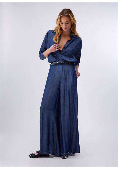 Camicia con colletto removibile LIU JO JEANS | Camicie | UA6274D489477000