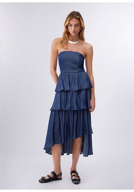 Abito midi asimmetrico LIU JO JEANS | Abiti | UA6275D489477000