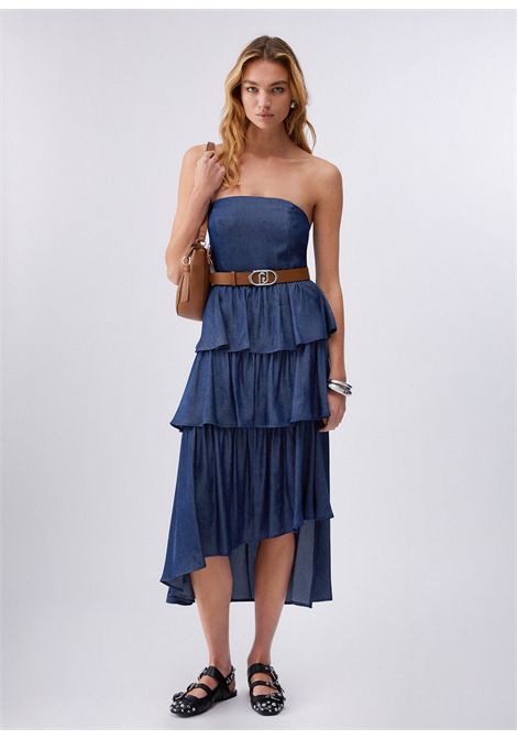 Abito midi asimmetrico LIU JO JEANS | Abiti | UA6275D489477000