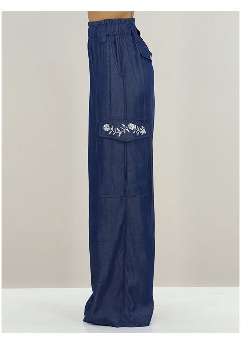 Pantaloni Tasconi con Strass LIU JO JEANS | Pantalone | UA6290D489477000