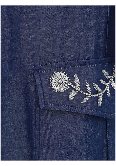 Pantaloni Tasconi con Strass LIU JO JEANS | Pantalone | UA6290D489477000