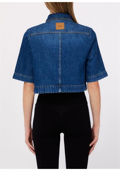 camicia m/c tencel LIU JO JEANS | Camicie | UA6337D031979010