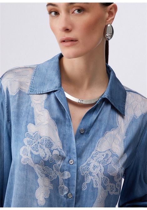 Camicia con stampa digitale LIU JO JEANS | Pantalone | UA6343T595879044