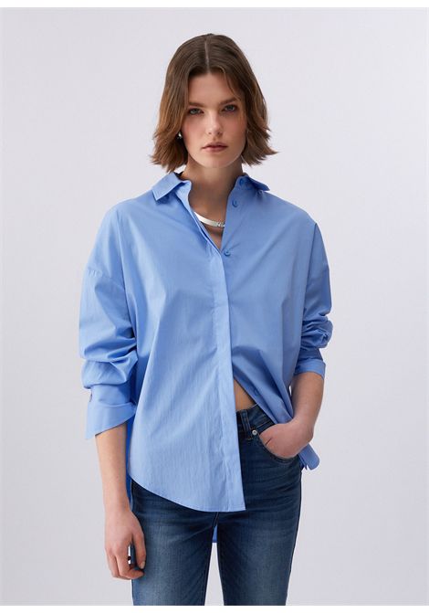 Camicia con bottoni logati LIU JO | WA6112T039A53932