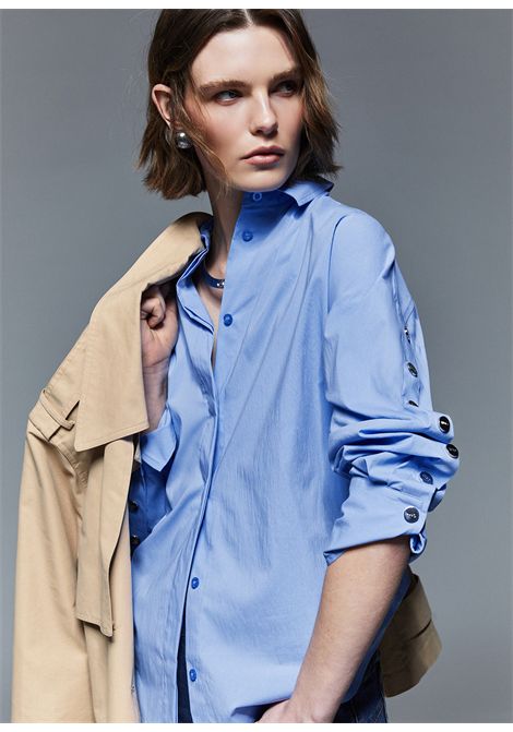 Camicia con bottoni logati LIU JO | Camicie | WA6112T039A53932