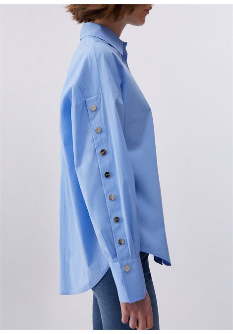 Camicia con bottoni logati LIU JO | Camicie | WA6112T039A53932