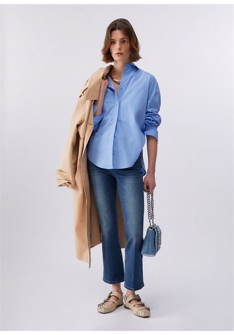 Camicia con bottoni logati LIU JO | Camicie | WA6112T039A53932