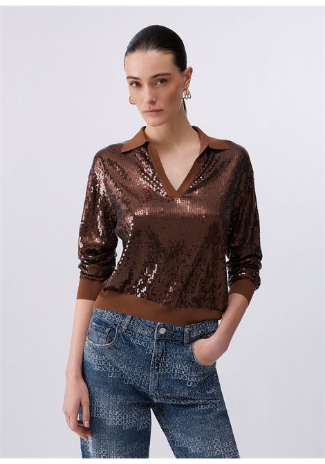 maglia chiusa m/l LIU JO | Maglie | WA6218MA68RL9052