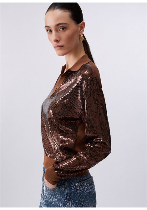 maglia chiusa m/l LIU JO | Maglie | WA6218MA68RL9052