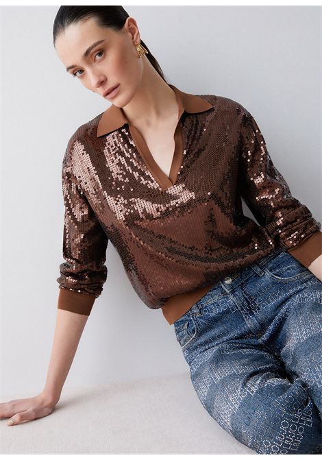 maglia chiusa m/l LIU JO | Maglie | WA6218MA68RL9052