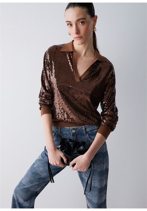 maglia chiusa m/l LIU JO | Maglie | WA6218MA68RL9052