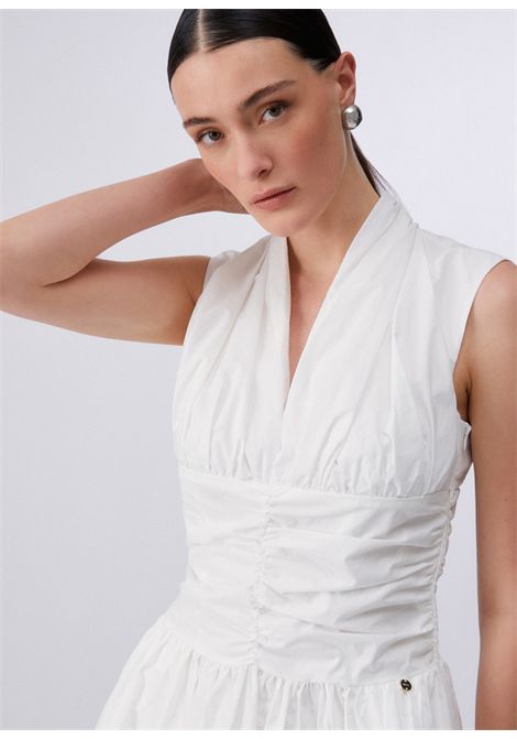 Abito corto bianco a palloncino LIU JO | Abiti | WA6241T485310701