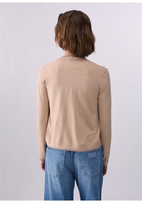 Cardigan con spacchetti LIU JO | Maglie | WA6280MS49I41208