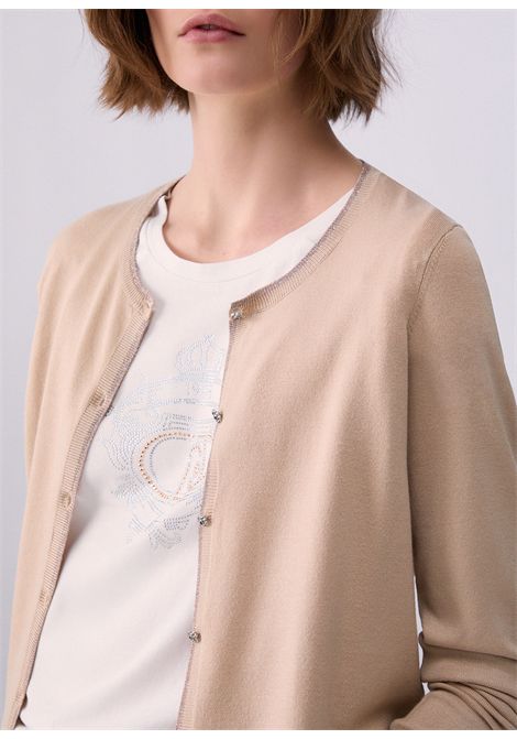 Cardigan con spacchetti LIU JO | Maglie | WA6280MS49I41208