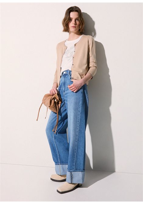 Cardigan con spacchetti LIU JO | Maglie | WA6280MS49I41208